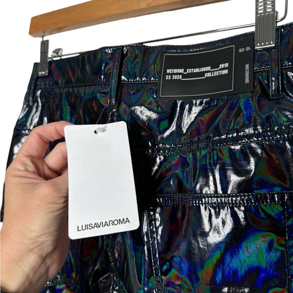 we11done | NWT SS 2020 Dark Holoshine Shorts Medium - Picture 8 of 13